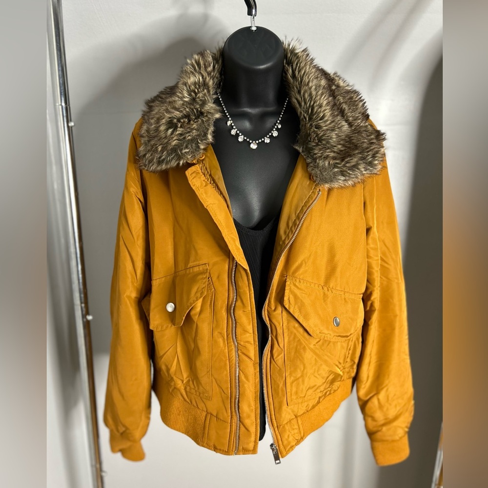 Wild Fable Golden Members Only Jacket